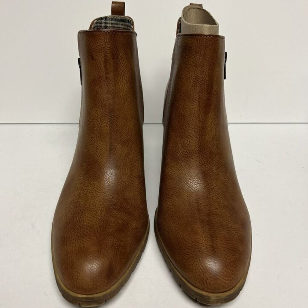 Lifestride Womens Michelle Ankle Booties Brown, Size 11 M - Picture 3 of 6